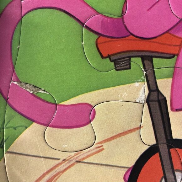 Vintage 1979 Pink Panther Whitman Frame-Tray Puzzle - Juggling Unicycle Fun! - Picture 9 of 14